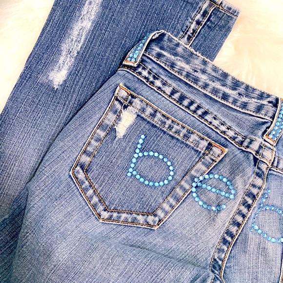 Bebe Denim Jean Like New Excellent Condition - Picture 9 of 13